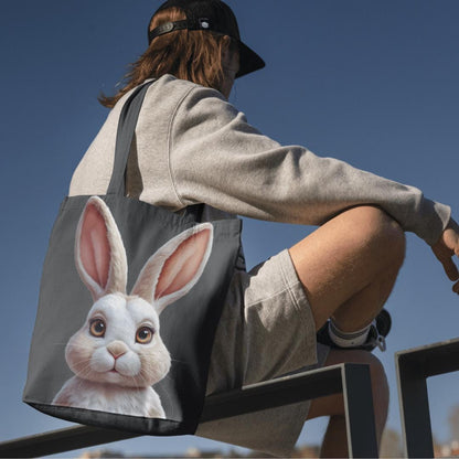 Hairy Bunny Easter T-Shirt Design: Retro Girly Art (PNG Digital Download)