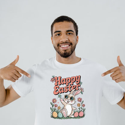 Retro Easter Bunny PNG: Vintage Sunglasses Design (Digital Download)