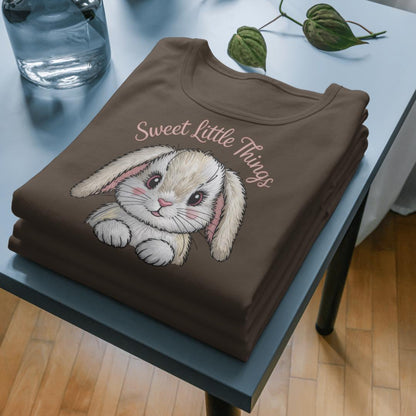 Retro Easter Bunny PNG: Embroidery-Style Graphic Tee (Digital Download)