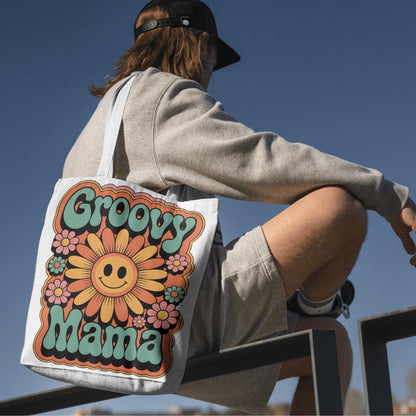 Groovy Mama T-Shirt Design: 70s Retro Flower Power PNG (Digital Download)