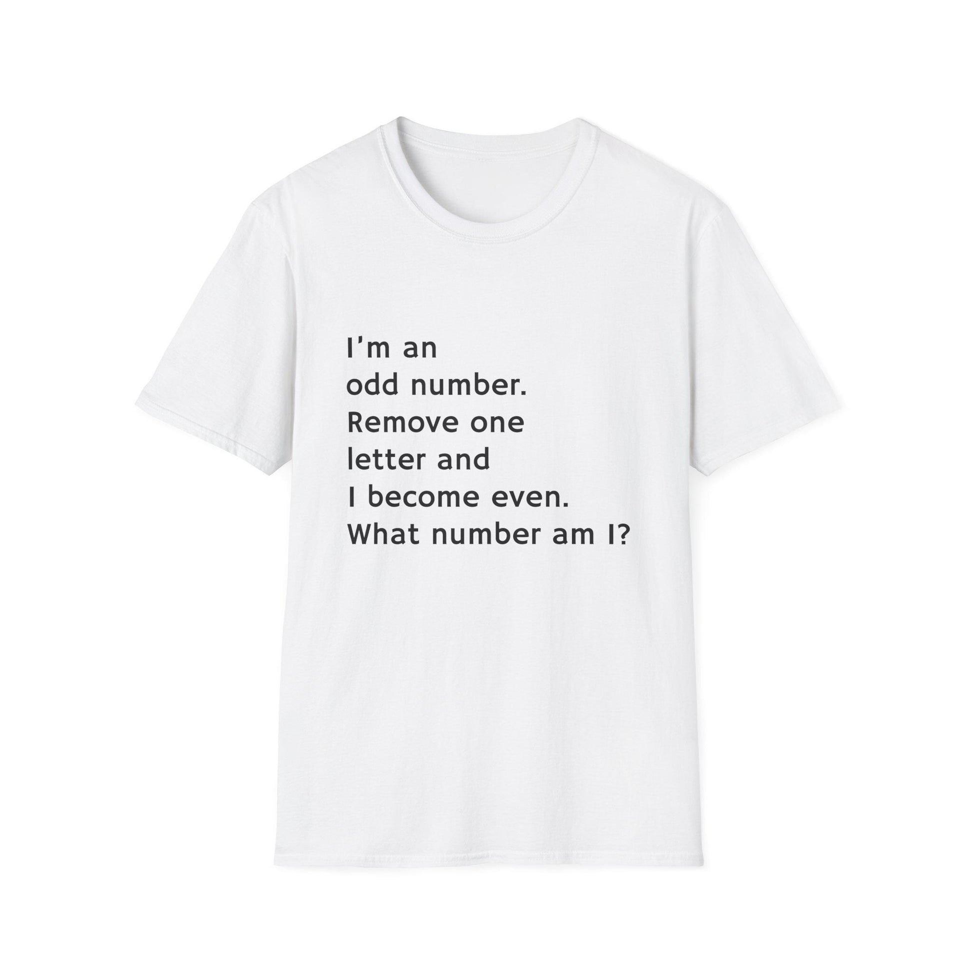 Whimsical Riddle T-Shirt: Fun Math Tee, Puzzle Lover Gift