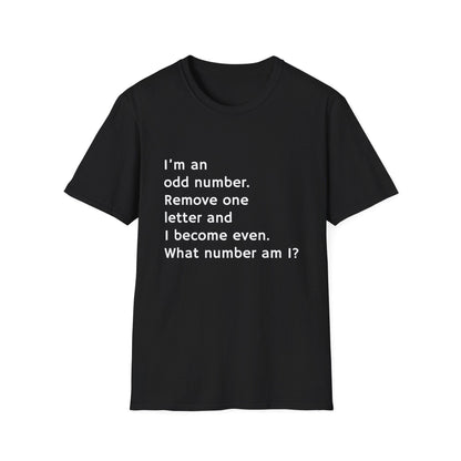Whimsical Riddle T-Shirt: Fun Math Tee, Puzzle Lover Gift