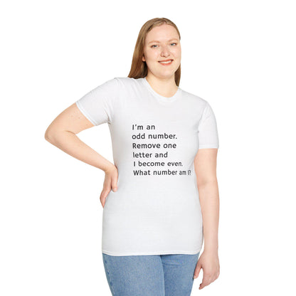 Whimsical Riddle T-Shirt: Fun Math Tee, Puzzle Lover Gift