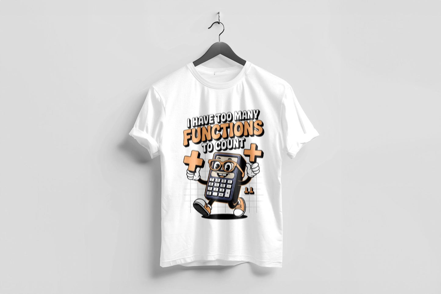 Retro Calculator T-Shirt: Vintage Math Graphic Tee