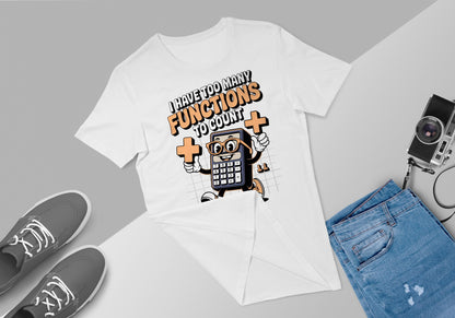 Retro Calculator T-Shirt: Vintage Math Graphic Tee
