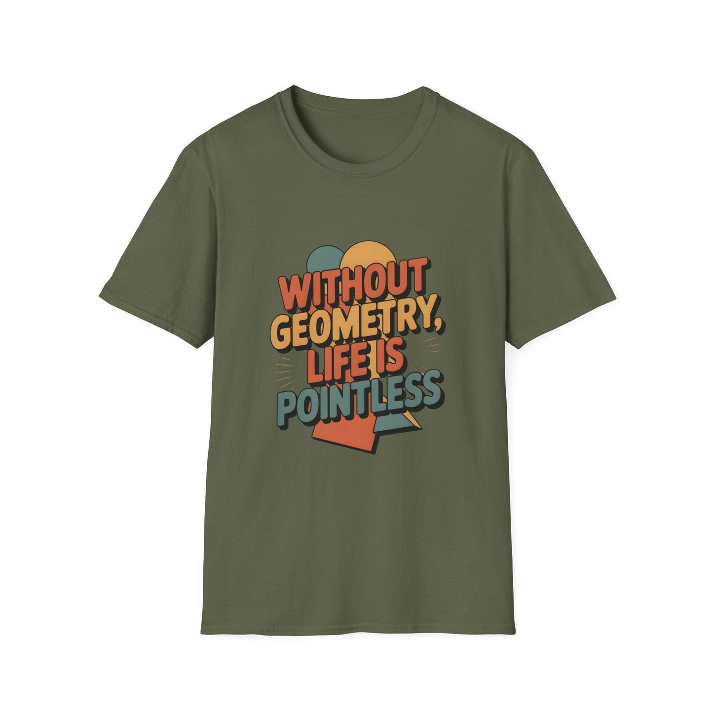 Funny Math Teacher T-Shirt: Geometry Pun, Geeky STEM Gift