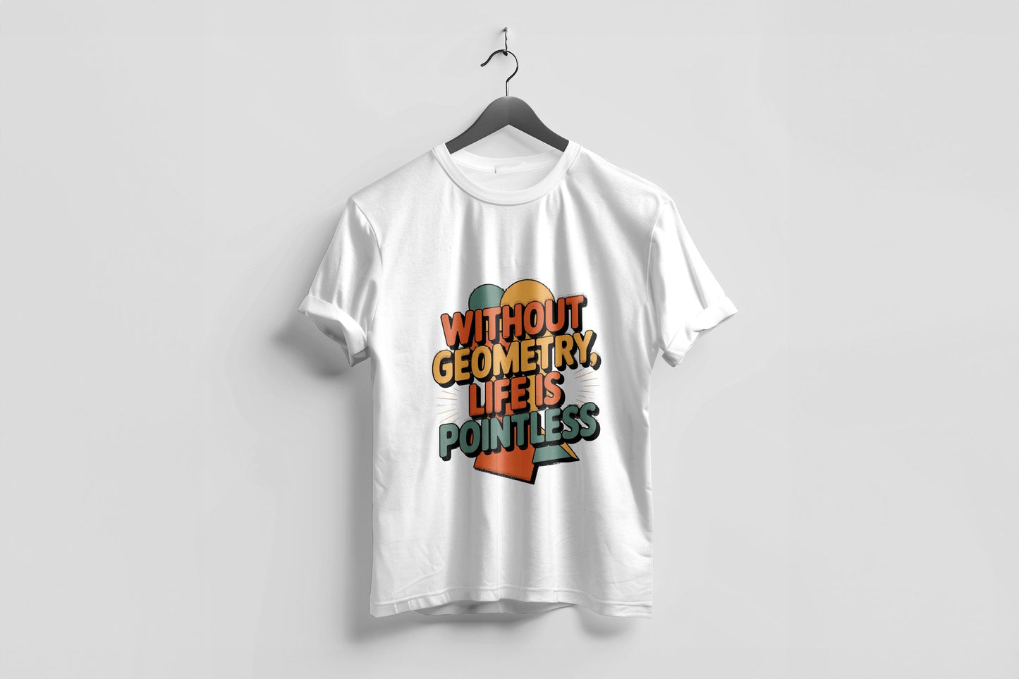 Funny Math Teacher T-Shirt: Geometry Pun, Geeky STEM Gift