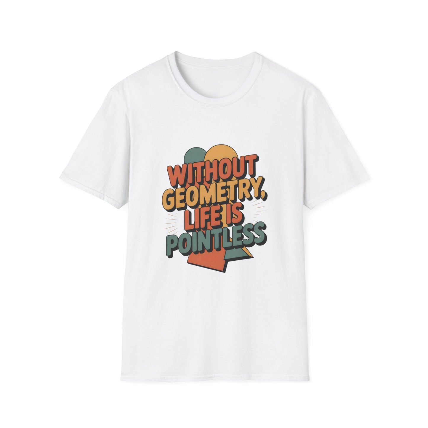 Funny Math Teacher T-Shirt: Geometry Pun, Geeky STEM Gift