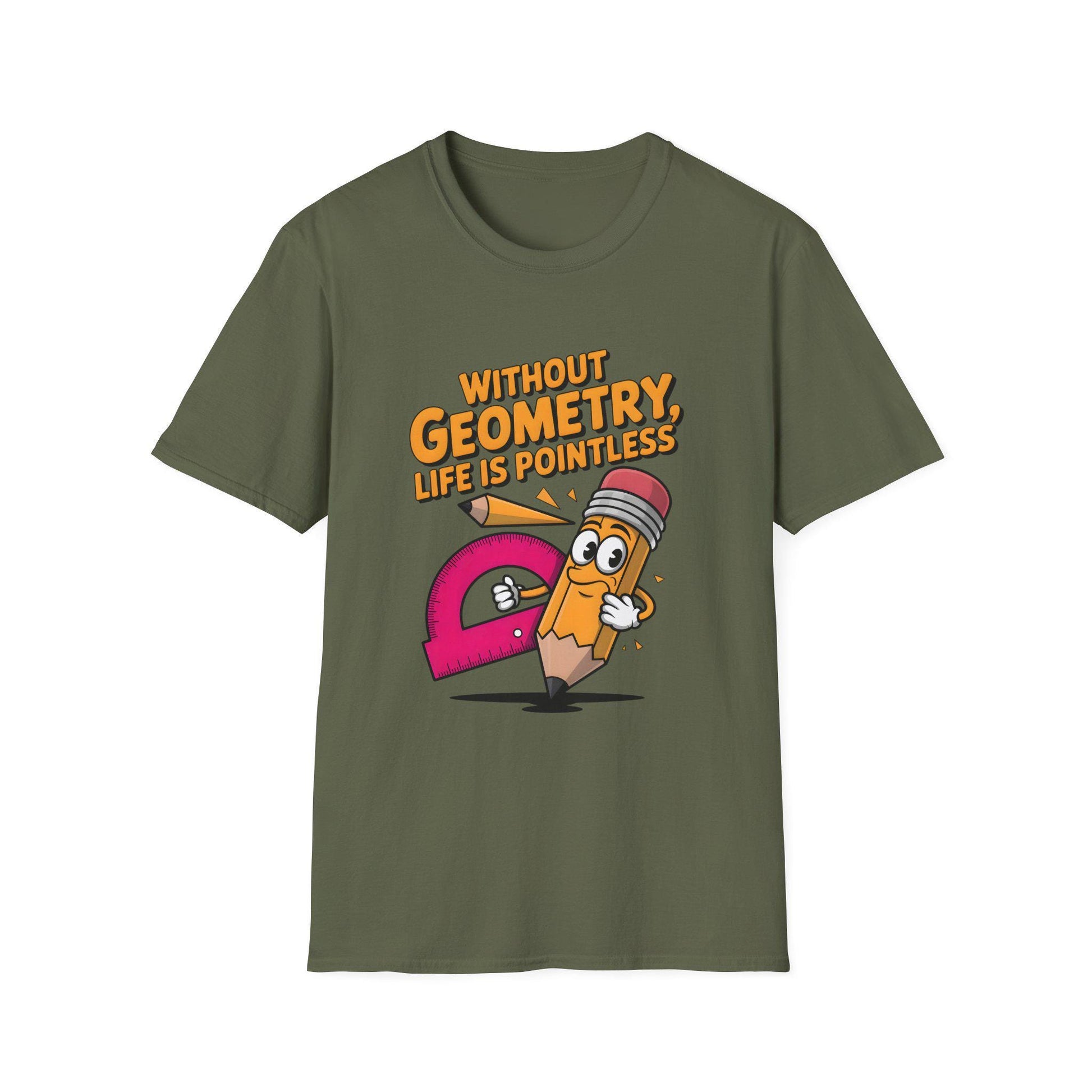 Geometry Humor T-Shirt, Funny Teacher Gift, Unisex Tee, Back to School Shirt, Math Lover Apparel