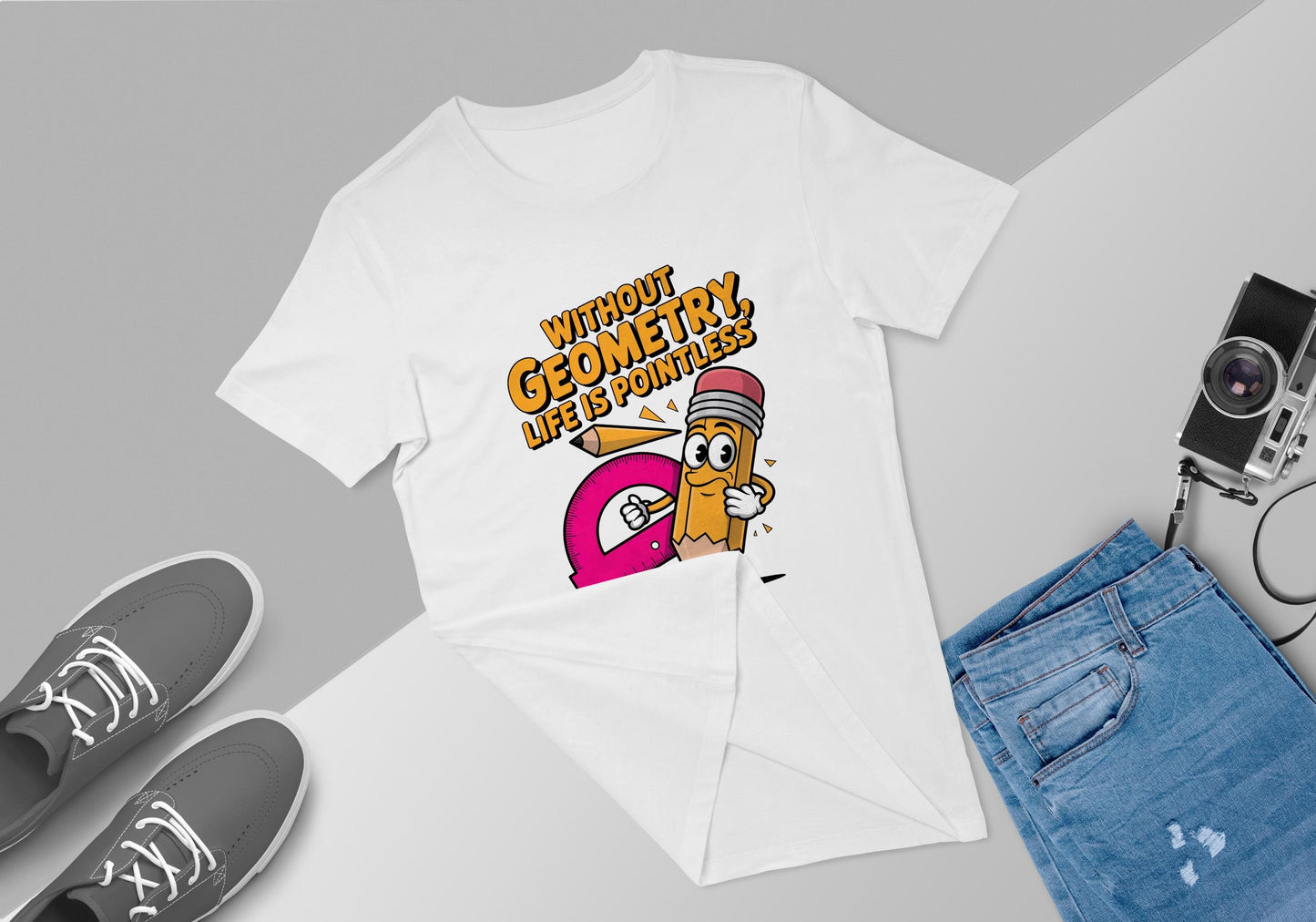 Geometry Humor T-Shirt, Funny Teacher Gift, Unisex Tee, Back to School Shirt, Math Lover Apparel